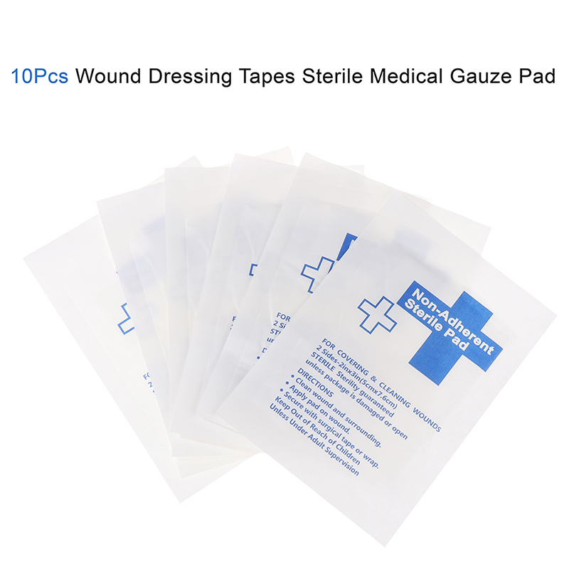 Medical Tape - 10 pezzi di garze impermeabili, tampone
