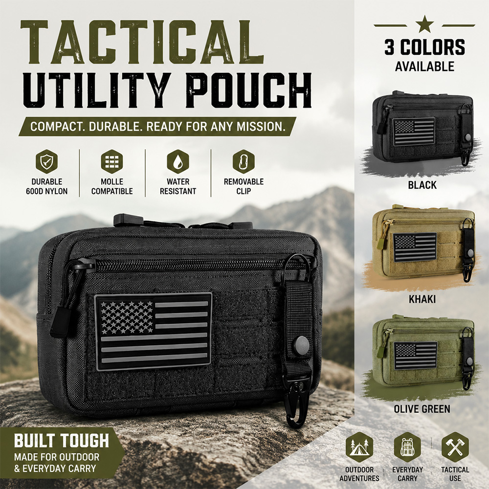 First Aid Kit - Borsa tattica Molle EDC, kit di