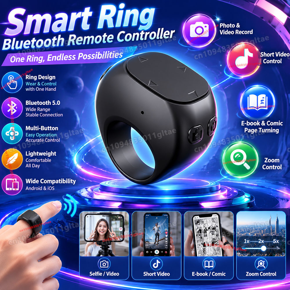 Blood Pressure Monitor - Telecomando ad anello per mouse mobile,